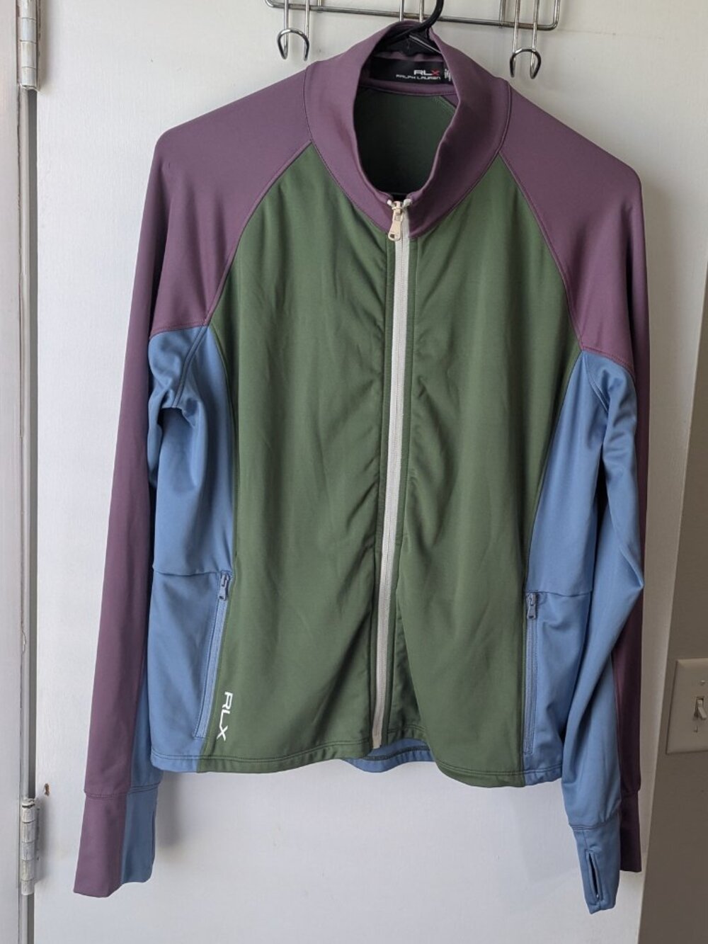 RLX Ralph Lauren Colorblock Golf Jacket Size Large